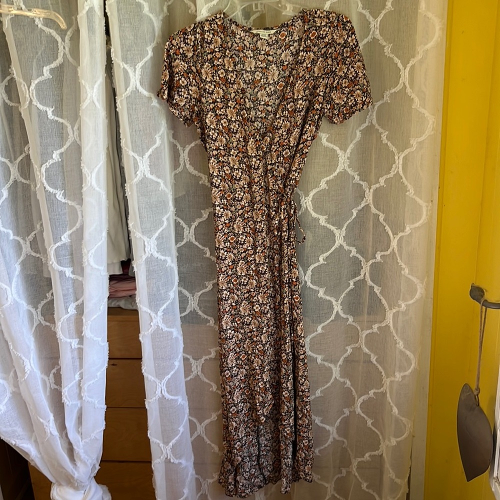 American eagle wrap dress